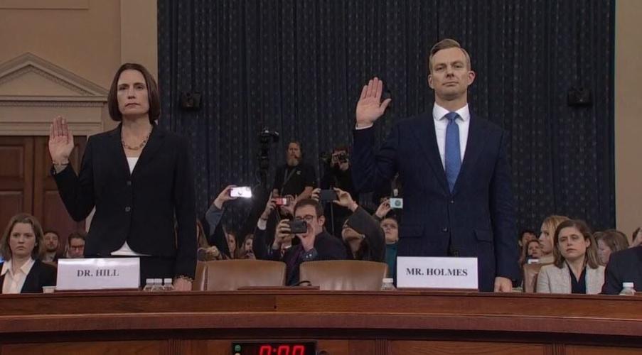 Fiona Hill & David Holmes Testify Before House Intelligence Committee