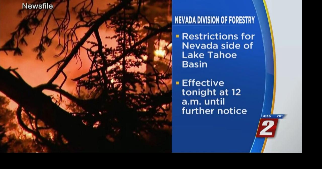 Fire Restrictions To Be In Place For Lake Tahoe Basin | News | 2news.com
