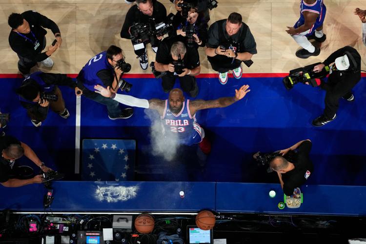 APTOPIX Cavaliers 76ers Basketball