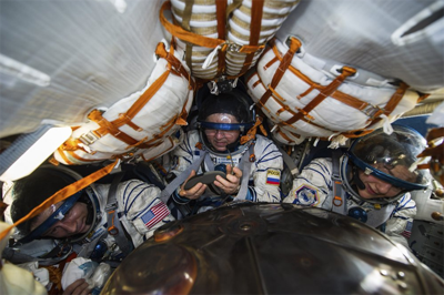 U.S.-Russian Space Crew Lands Safely in Kazakhstan