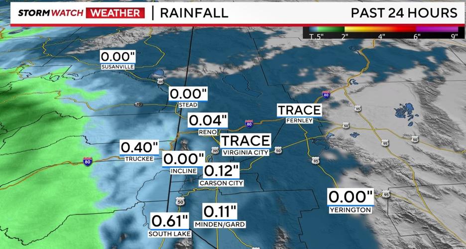 Rain 24-hour rain totals