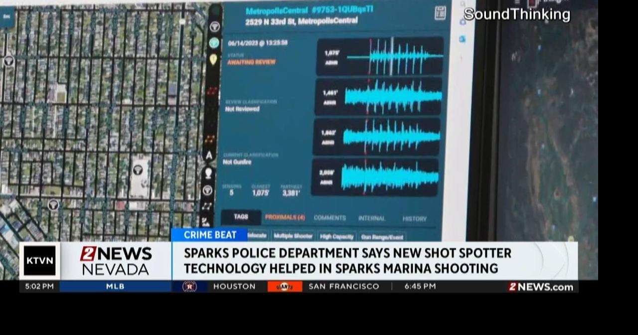 ShotSpotter technology implemented by Sparks Police aids in gunshot detection