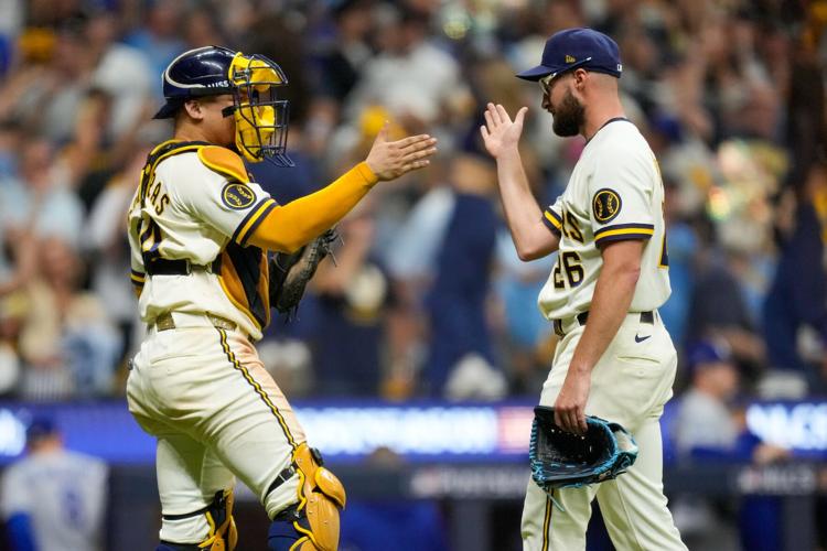 NLCS Dodgers Brewers Baseball