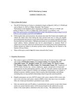 Website Survey & Contest Rules