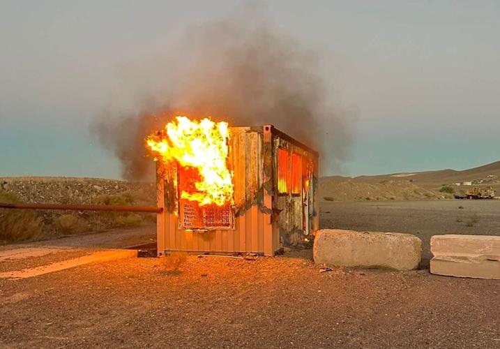 fernley shed on fire.JPG