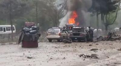 U.S. Military Convoy Hit by Suicide Car Bomber in Afghan Capital