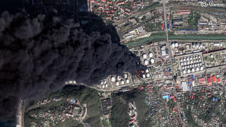Russia Ukraine Oil Attacks