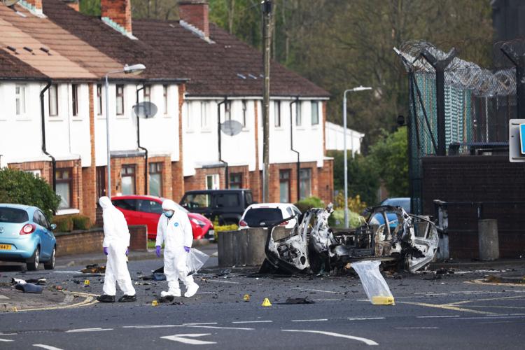 Britain Northern Ireland Car Bomb