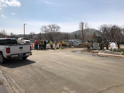 Water Main Break Near Curry Street in Carson City