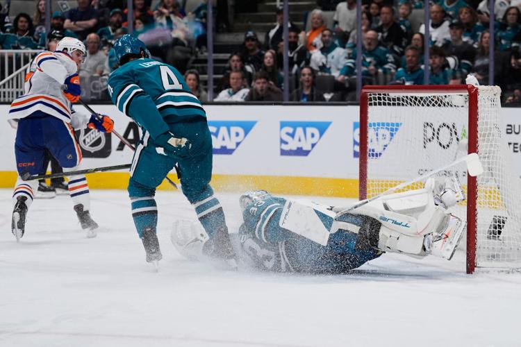 Oilers Sharks Hockey