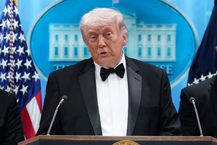 APTOPIX Trump White House Correspondents Dinner