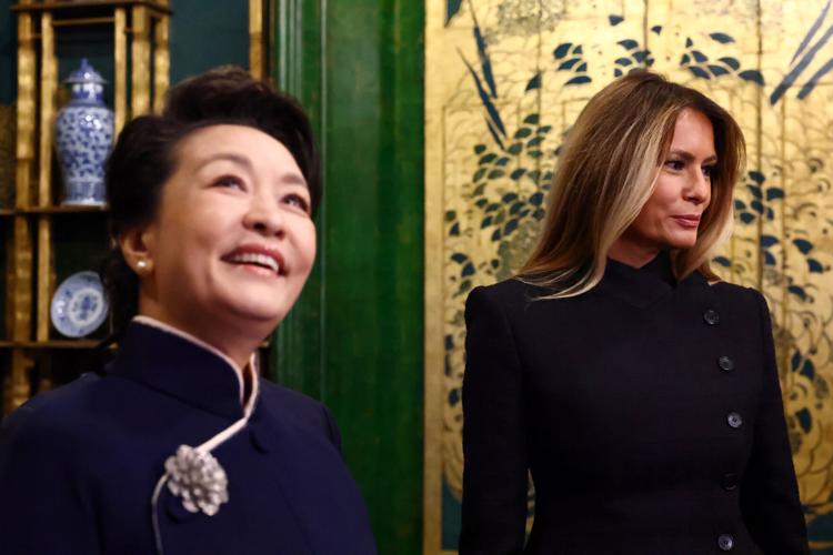 Trump Xi Spouses
