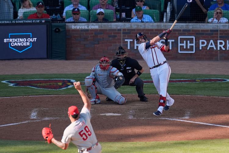 APTOPIX Phillies Braves Baseball