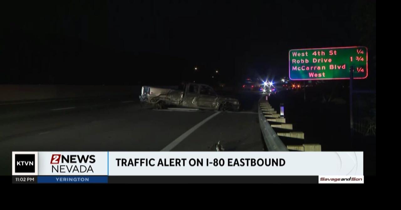 Crash causes slowdowns on eastbound 80 near West 4th Street | Local ...