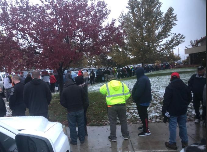 Fernley voters in line on Election Day