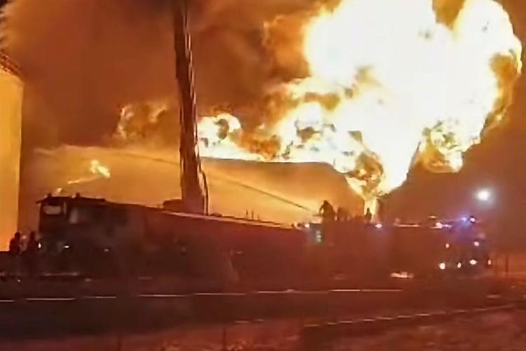 Libya Refinery Fire