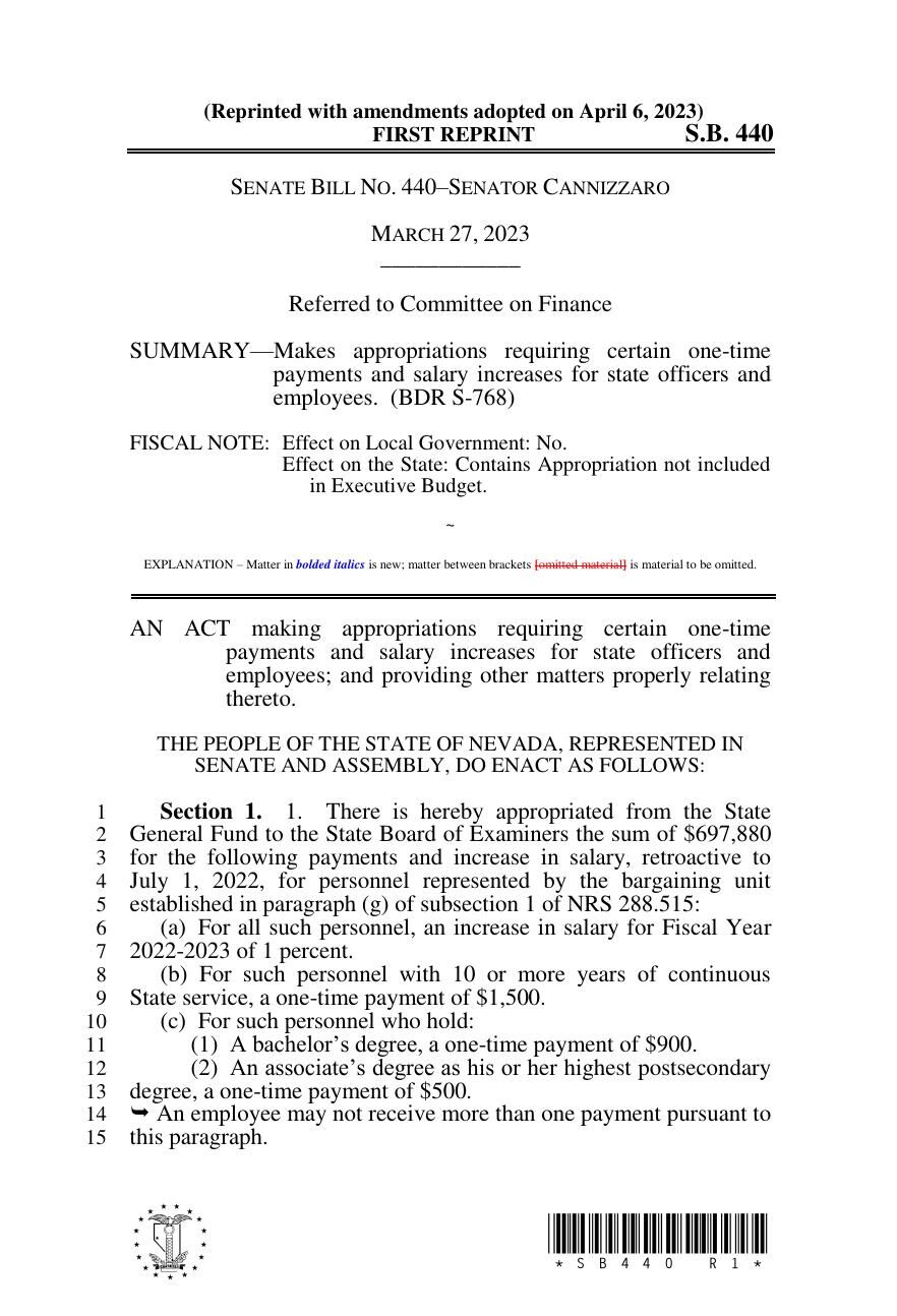 SB 440