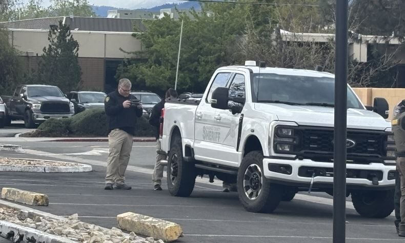 Police truck near Vassar