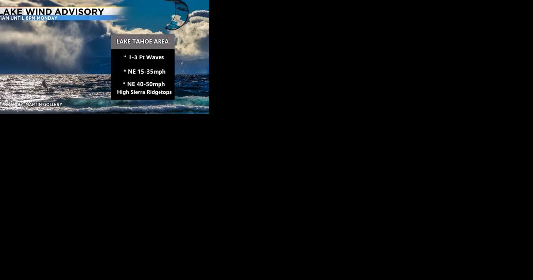 Area Lake Wind Advisories in Effect Monday - Vimarsana News