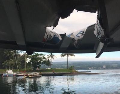 Lava Flies Through Roof of Hawaii Tour Boat, Injuring 13