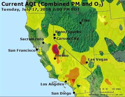 Washoe County: Air Quality Unhealthy For Sensitive Groups