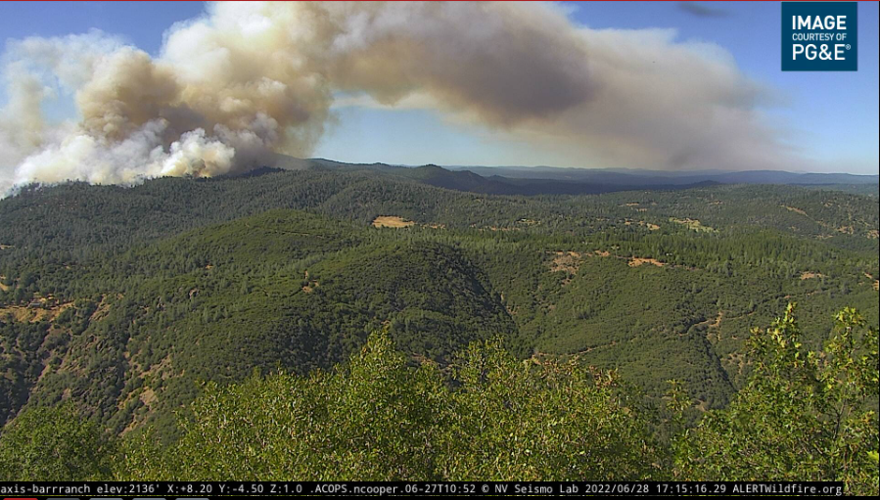 Rices Fire Barr Ranch Camera