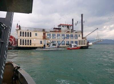 Tahoe Queen Towed Back to Dock; Investigation Continues