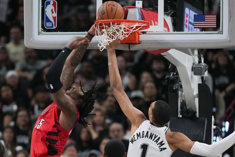 Trail Blazers Spurs Basketball