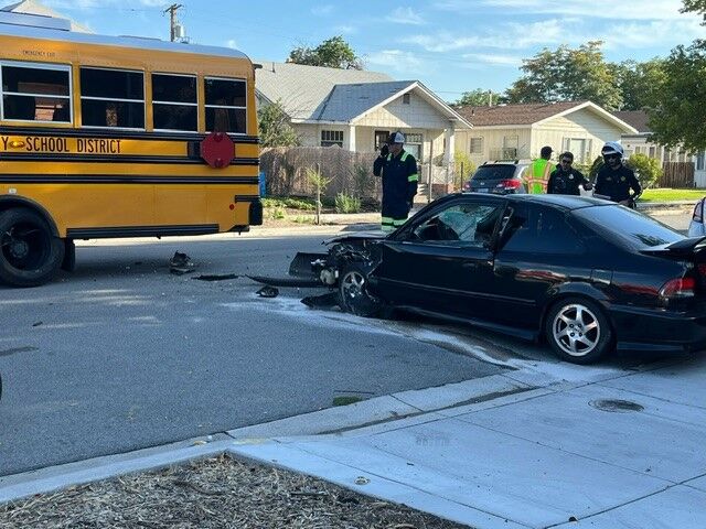 School bus crash in Sparks