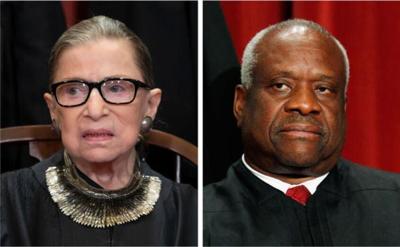 Supreme Court Notebook: Thomas, RBG Align In 5-4 Rulings
