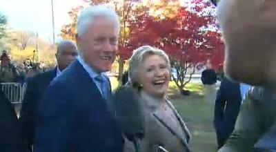Hillary Clinton Casts Vote in Chappaqua, New York