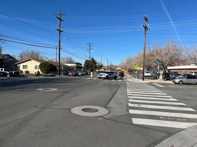 Scene near Sparks High School