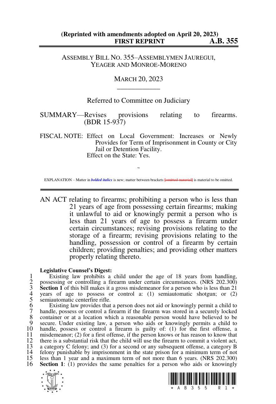 AB 355 bill