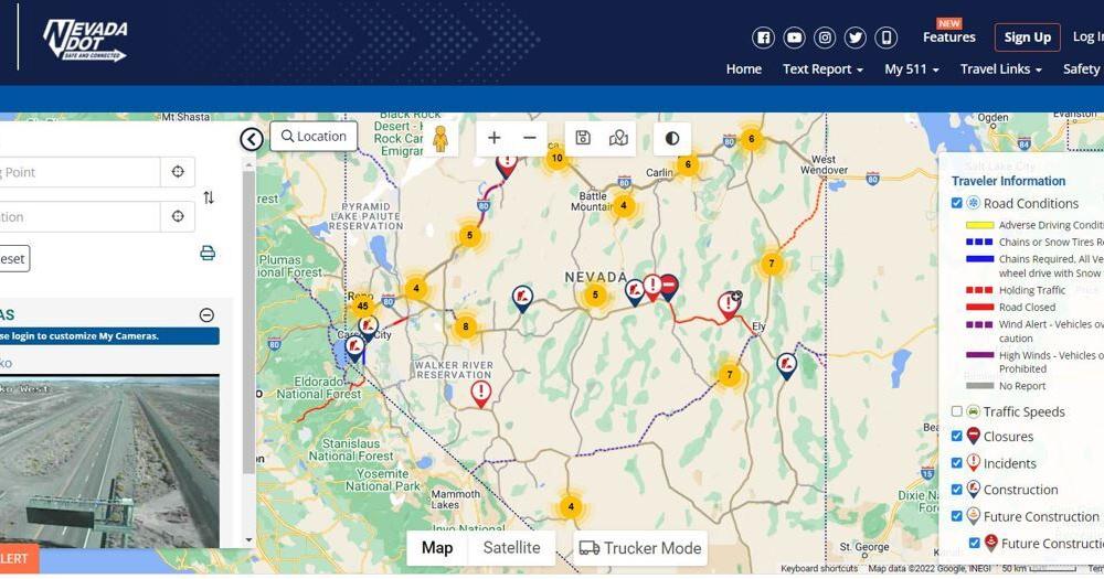 NDOT to Launch New 511 Nevada Travel Info System | News | 2news.com