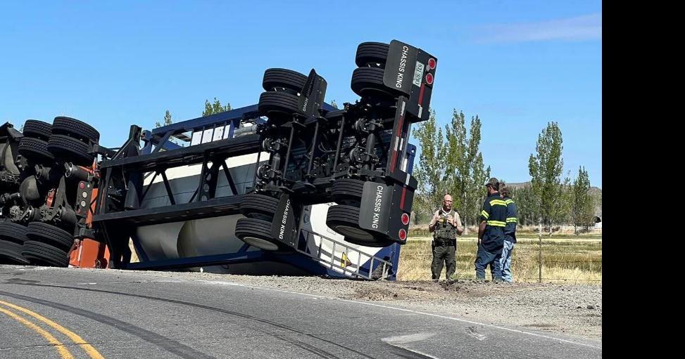 Semi-Truck Carrying Hazardous Materials Crashes, Roads Now Back Open – KTVN