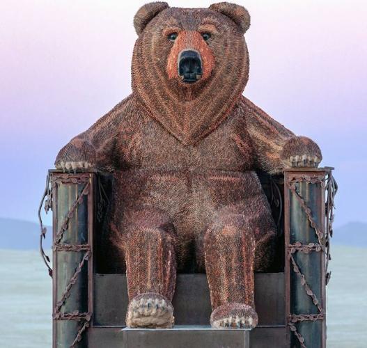 “Lincoln Bear” by Lisa Ferguson and Robert Alan Ferguson