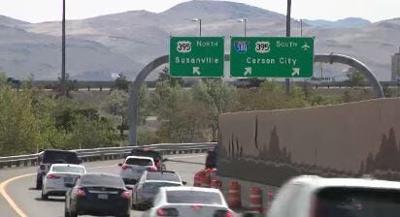 Construction Continues Along US 395 and I-580 near the Spaghetti Bowl