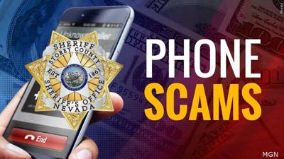 PHONE SCAM with SCSO badge