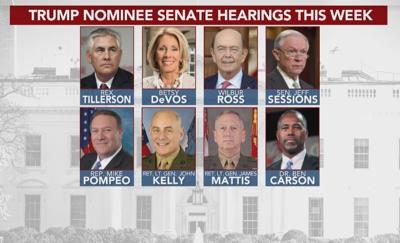 Senate Confirmations Hearings for 2 Trump Picks Delayed