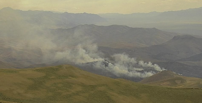 Cornin Fire in Lander County