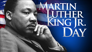 Area Closures for Martin Luther King Jr. Day