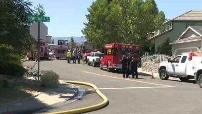 Reno Fire Says RV Driver Hit Home, Gas Line