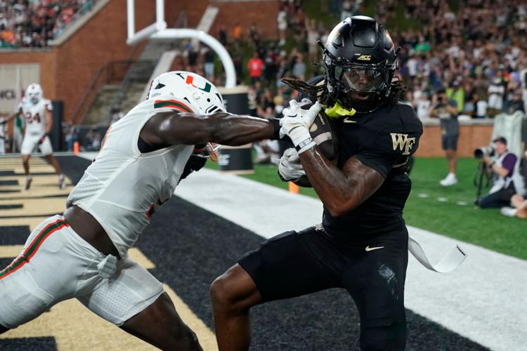 Miami Wake Forest Football