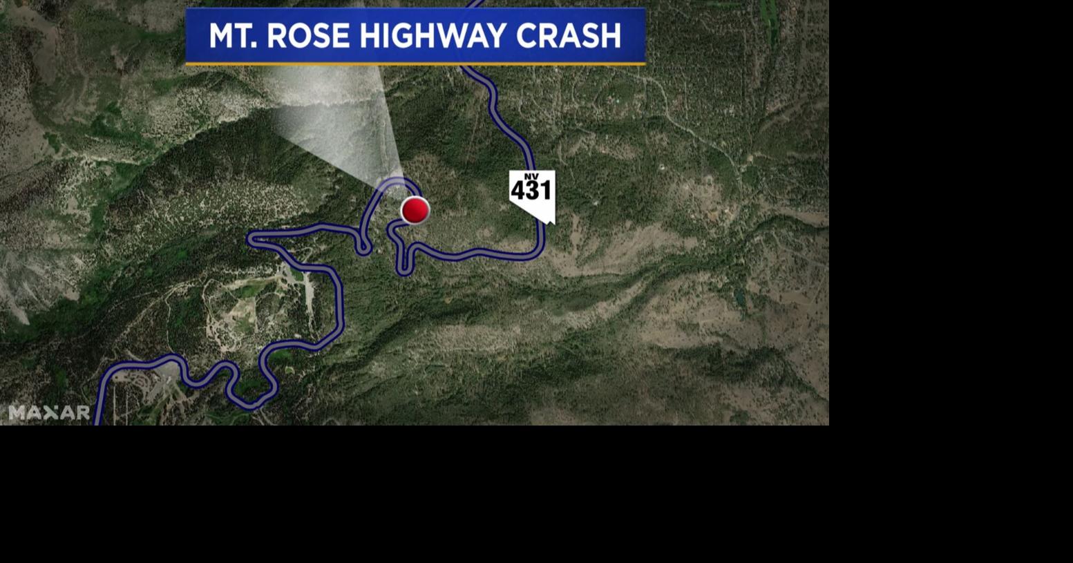 Portion of Mt. Rose Highway Reopens Near Summit for Crash News