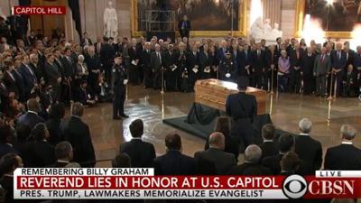 Lawmakers Deliver Remarks at Rev. Billy Graham Memorial