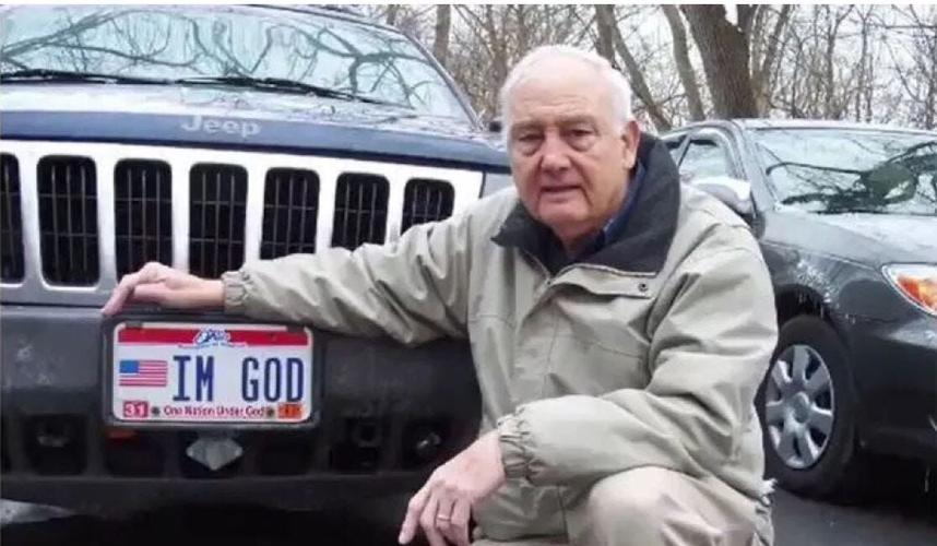 US Court Rules Kentucky Man Can Get 'IM GOD' License Plate