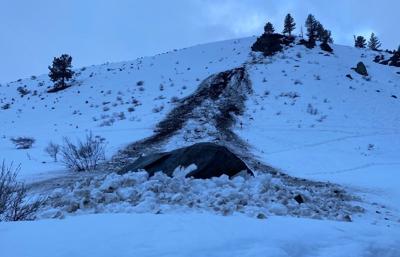 Kings Loop rockslide