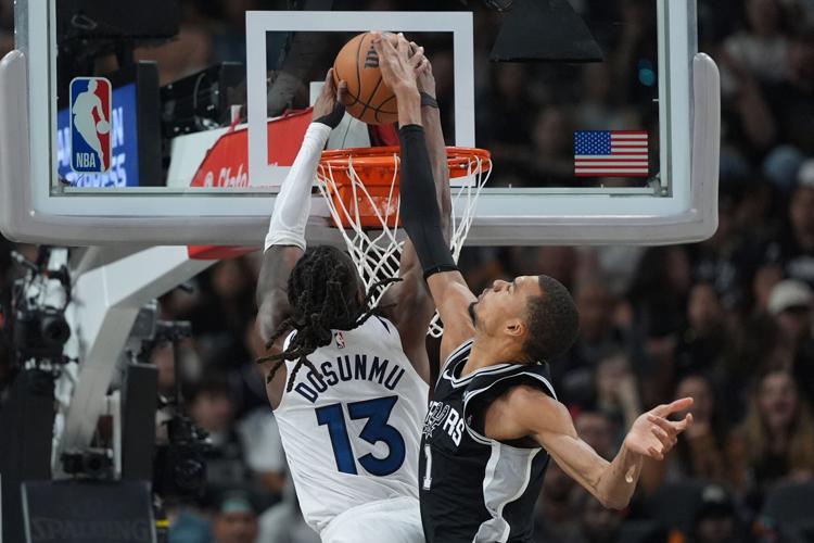 Timberwolves Spurs Basketball