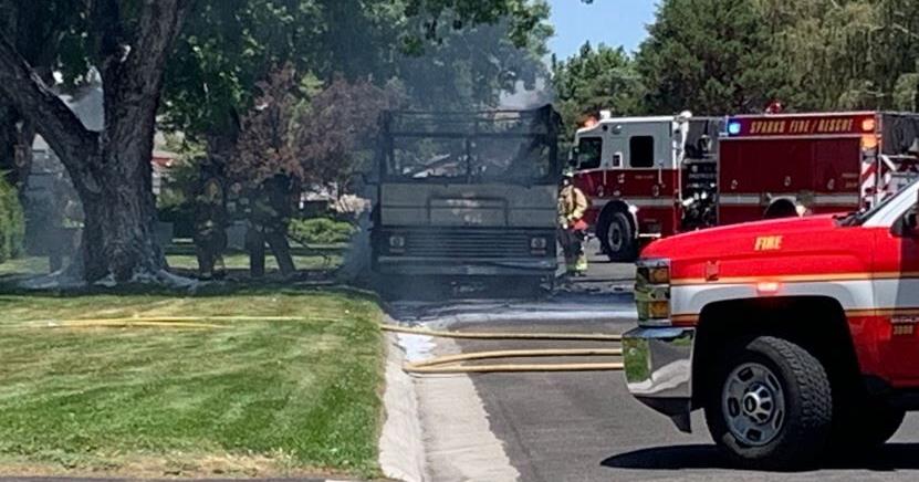 Fire Crews knock down Motorhome fire in Sparks | News | 2news.com