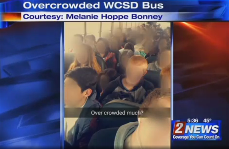 Washoe County School Bus Overcrowding